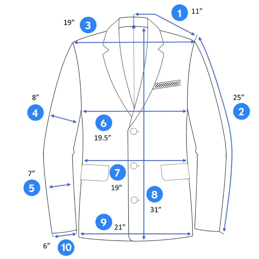 RAVI SEHGAL Custom Made Mens 5-Button Jacket